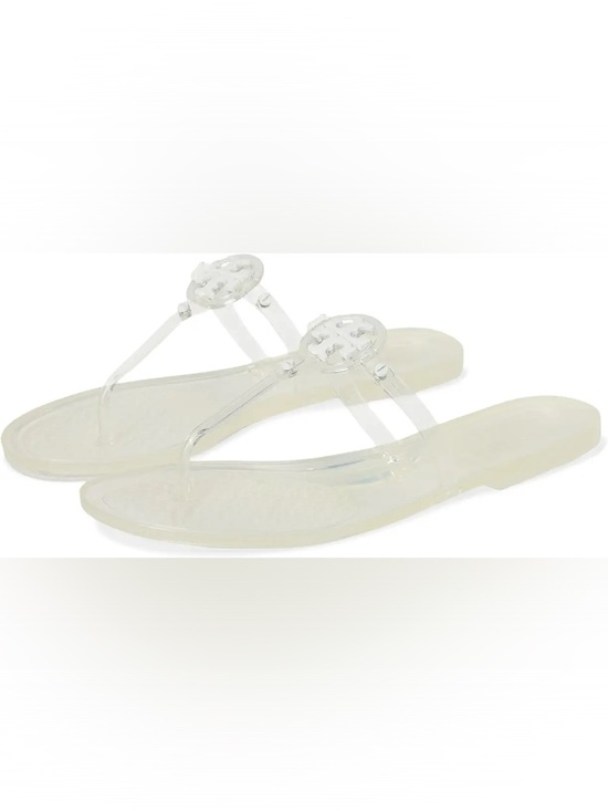 Tory Burch Shoes - Tory Burch Mini Miller Clear White Jelly Thong Sandals Size 9